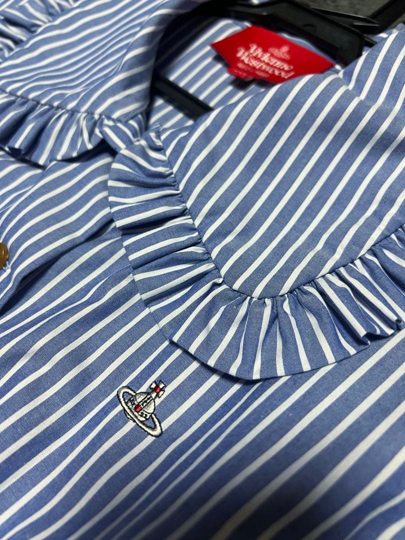 美品】Vivienne Westwood フリル襟 パフスリーブ ブラウス - メルカリ