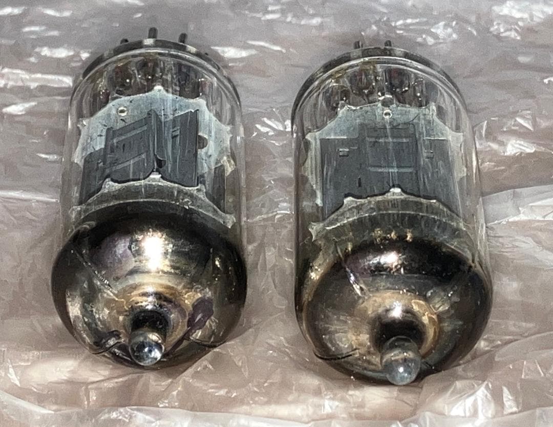 真空管 ムラード 2本セット ECC82 12AU7 ロングリブプレート新品