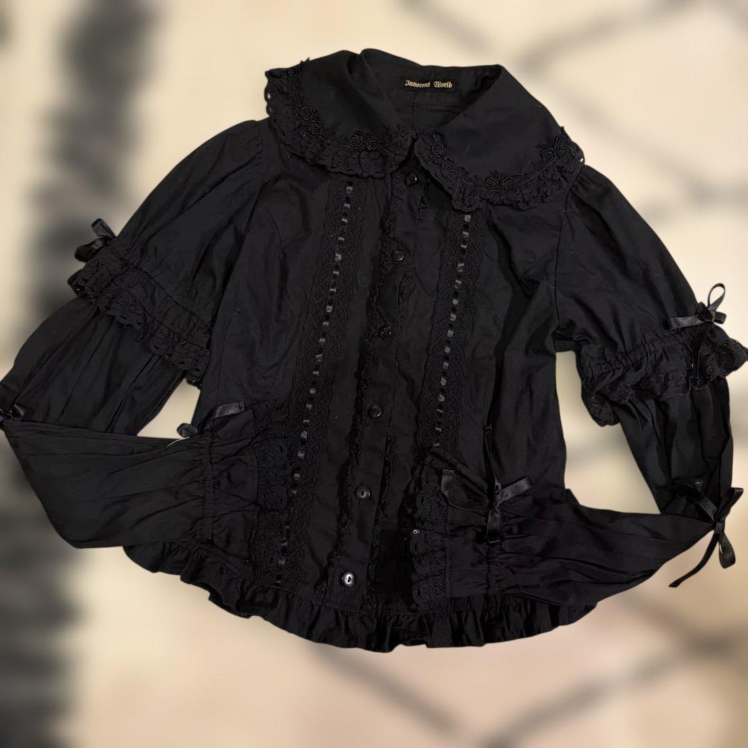 innocent World ブラウス　黒 ブラウス / シャツ - closet child オンラインショップ