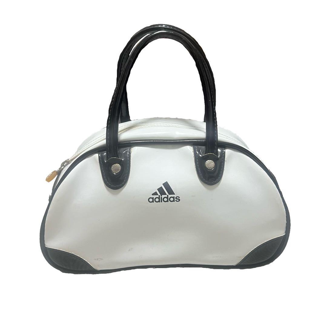 激レア 00? adidas アディダス エナメル ミニボストン ギャル 平成