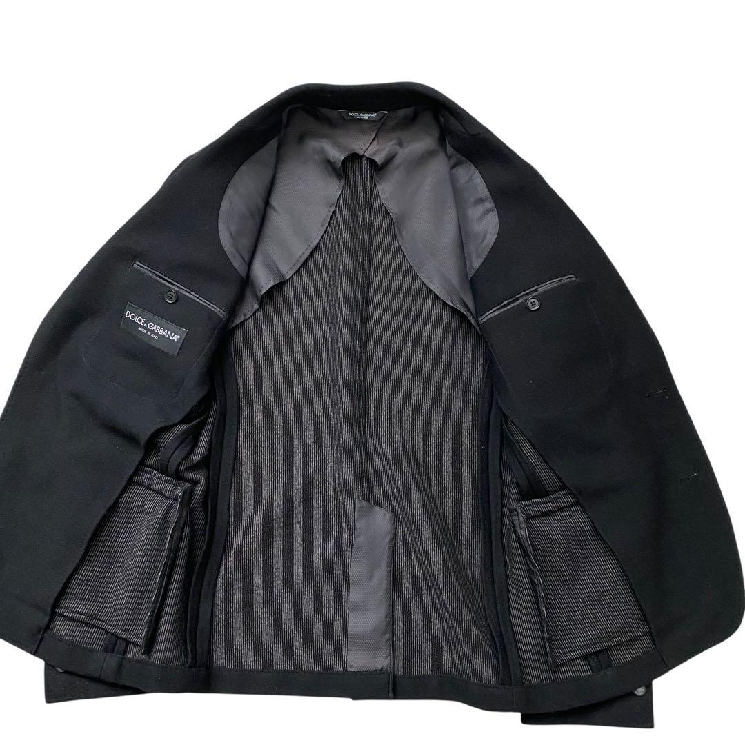 希少】 ドルチェ＆ガッバーナ アンコンジャケット 銀ボタン ブラック