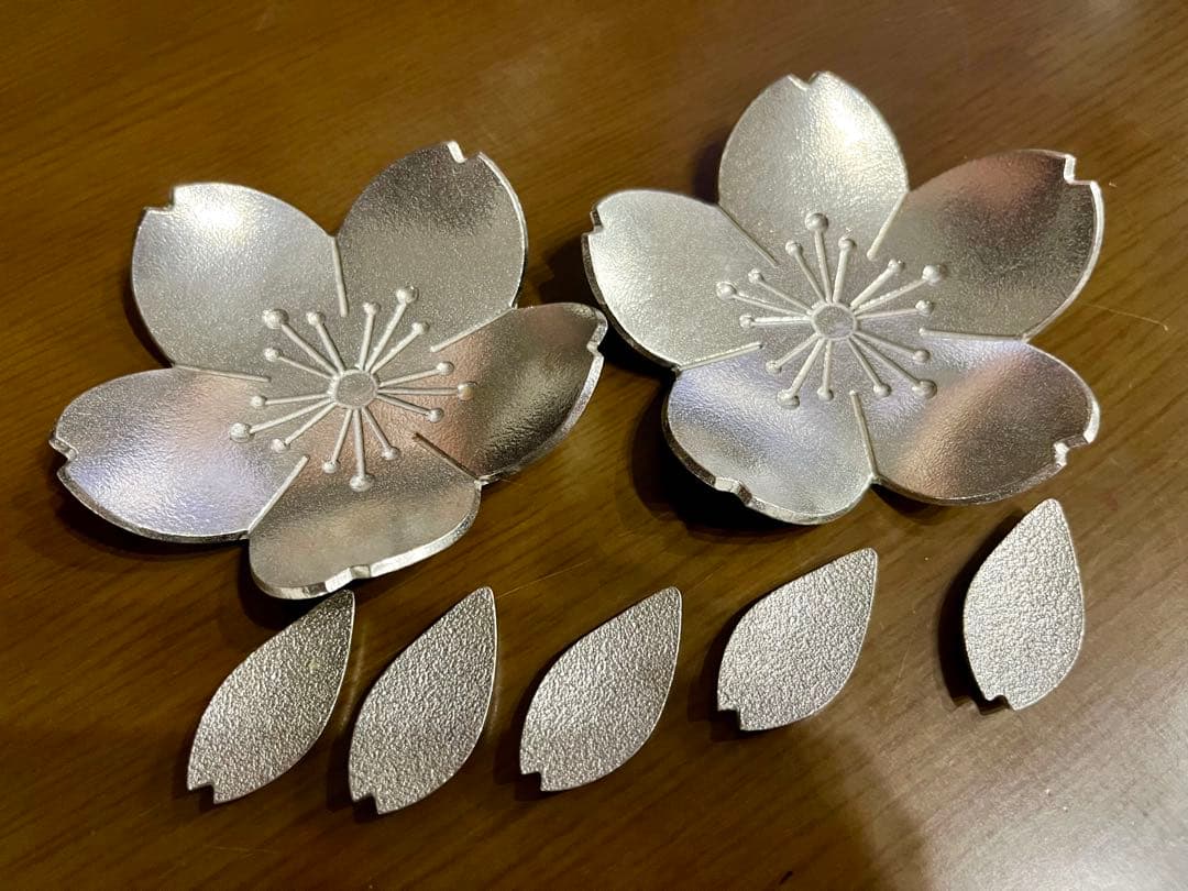 ⭐︎まろん⭐︎能作　桜　箸置き5つ➕菓子置き2つセット 0000000002933_BP6xs2I.jpg