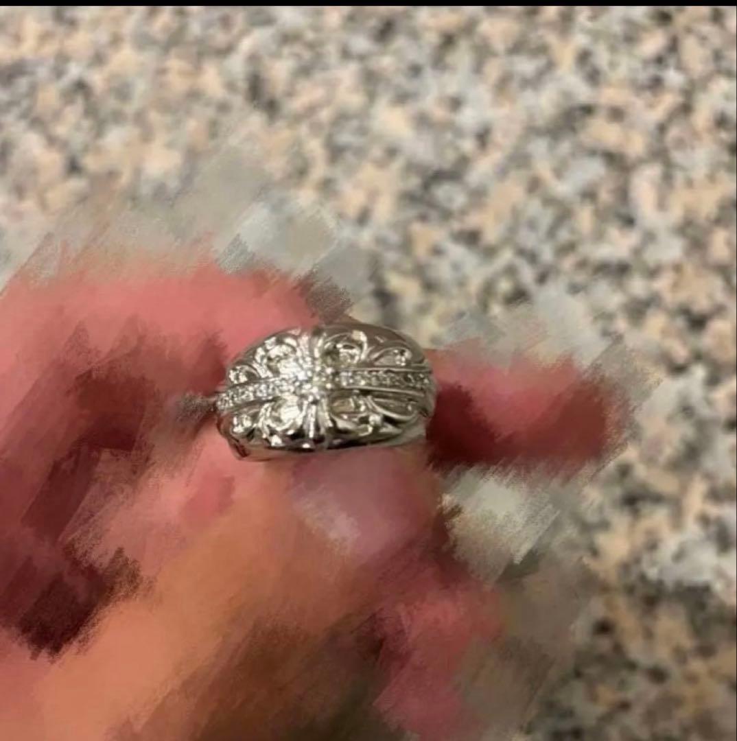 Chrom heartsフローラルクロスリング クロムハーツフローラルクロスリング(指輪)|クロムハーツ通販専門店