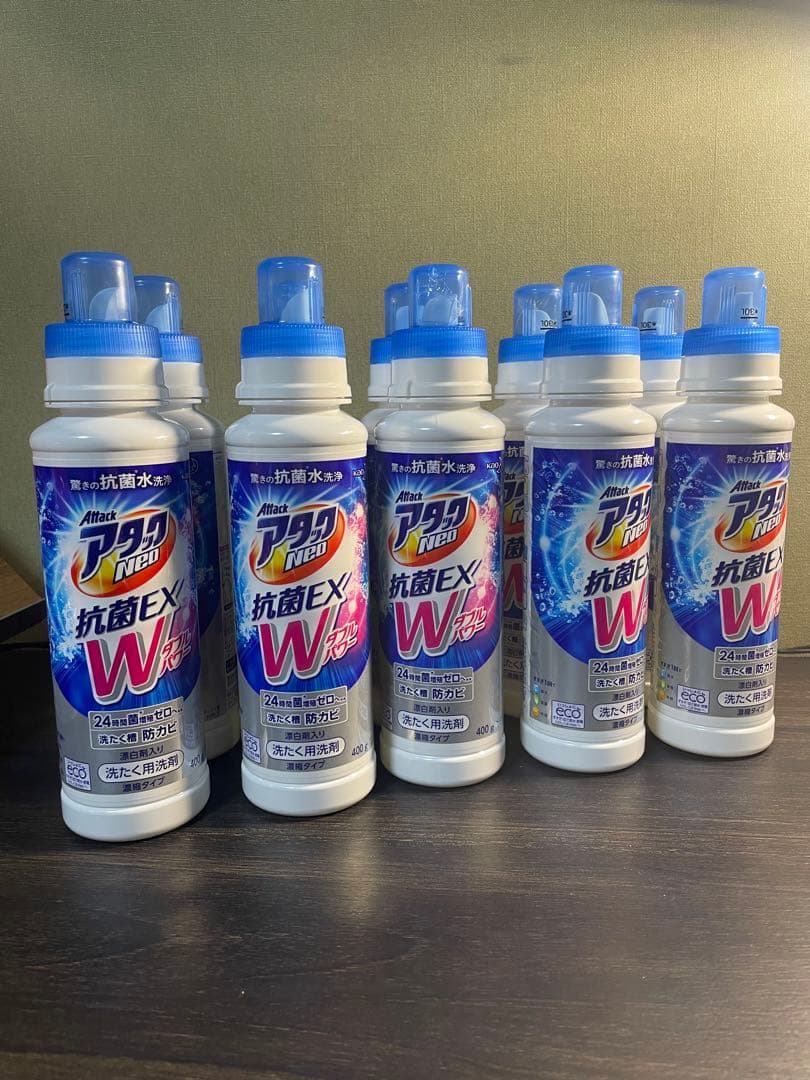 アタック 抗菌EX W 10本 花王] アタック抗菌EX （750g×10本） / 通販のジャンブレ