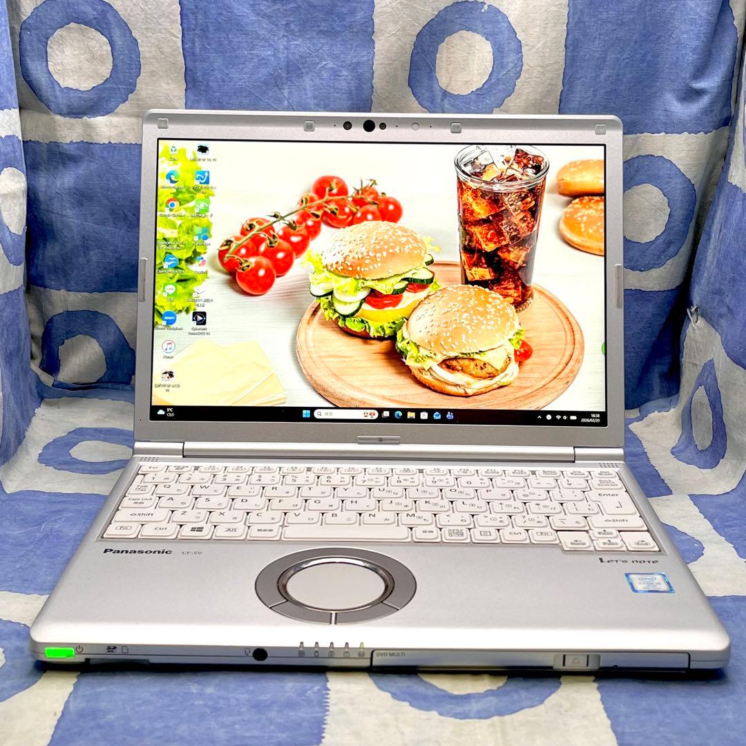 第8世代♡人気レッツノート♪快速SSD256GB☆高性能i5☆カメラ！Win11