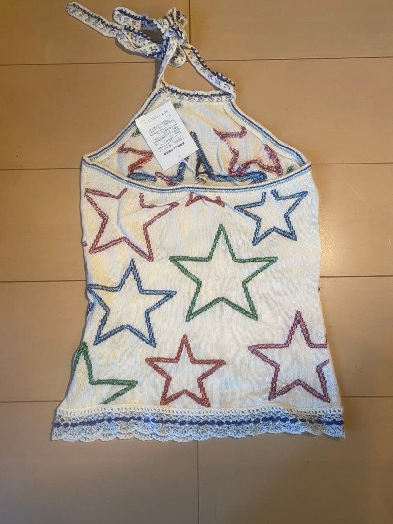 新品 初期 ヒステリックグラマー '90 ネオン柄 ホルターキャミソール