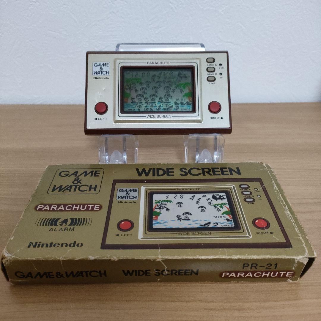 ゲーム＆ウォッチ　パラシュート　箱付き　任天堂　ニンテンドー　メンテナンス済み メンテナンス済み 新品の電池付き】任天堂 ゲームウォッチ GAME&WATCH