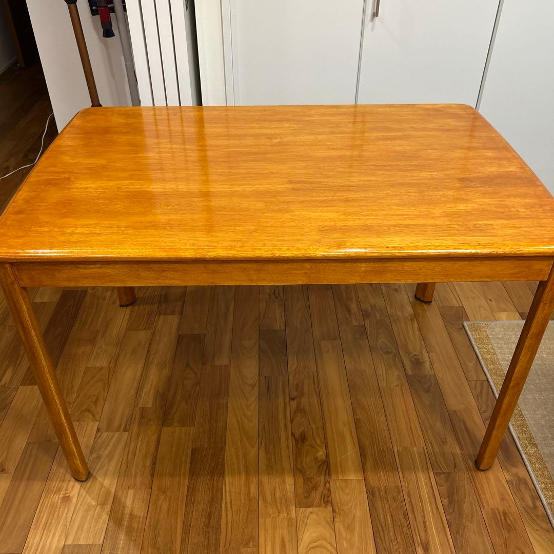 無垢材 ダイニングテーブル 勉強机　１１５ｘ７５ｘ７０ｃｍ 楽天市場】天然木 パイン無垢材 ダイニングテーブル ブレス 幅120 奥行