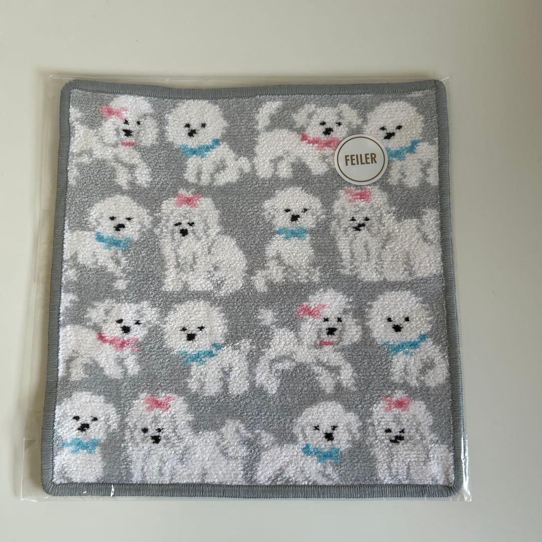 ラブラリーバイフェイラー モフモフワンチャン ハンカチ 通常カラー