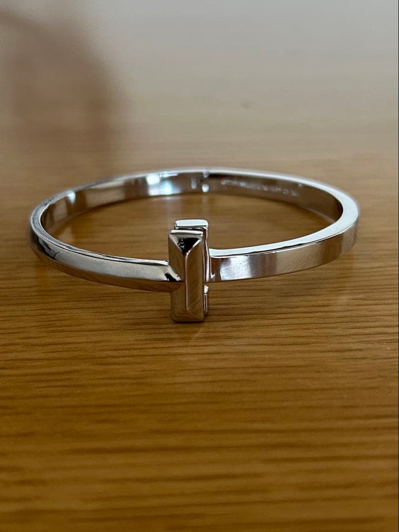 T1 コレクション シルバーナロータイプ ブレスレット 17cm 新品未使用 モノブレスレット SV