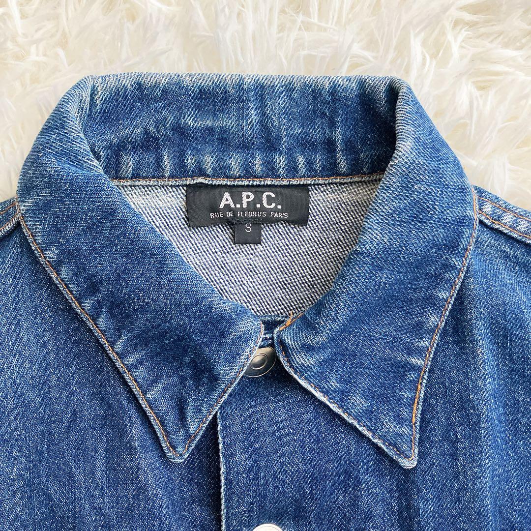 美品 A.P.C. 00s 初期タグ Gジャン 2ndタイプ 濃紺 日本製 赤耳 - メルカリ