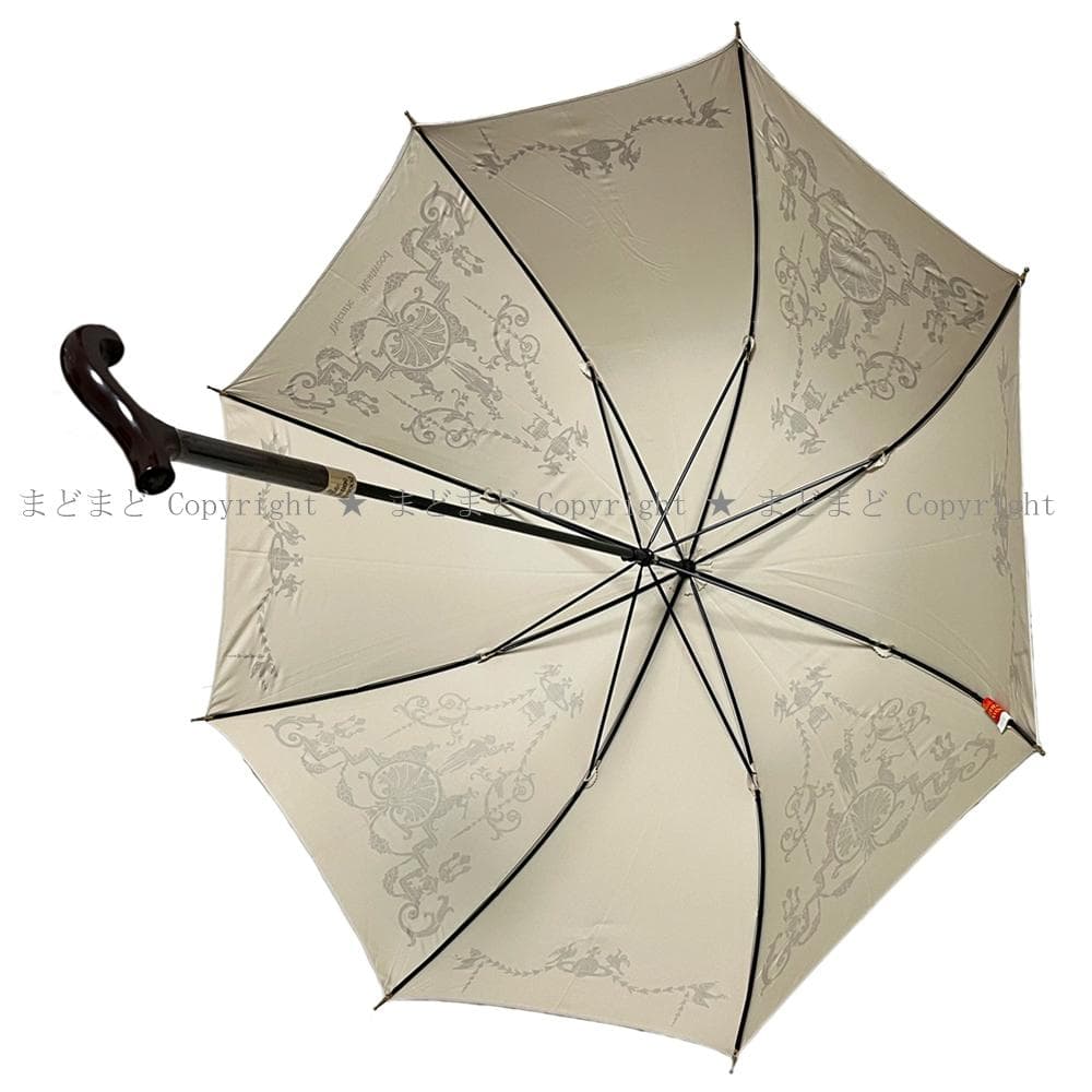 美品 希少 ヴィヴィアン ウエストウッド ステッキ型 傘 ベージュ