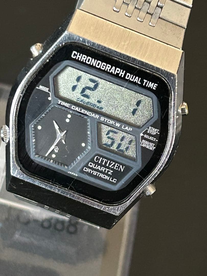 70's VTG】シチズン クォーツ デジアナ 1st model