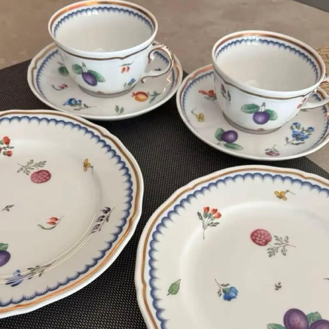 リチャードジノリ イタリアンフルーツ ティーカップ＆ソーサーと