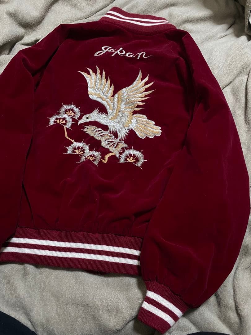 美品 日本製 90s vintage 鷲 日本限定版 スカジャン unisex