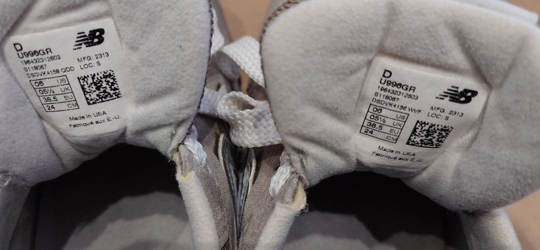 ニューバランス M996 24.0cm USA グレー