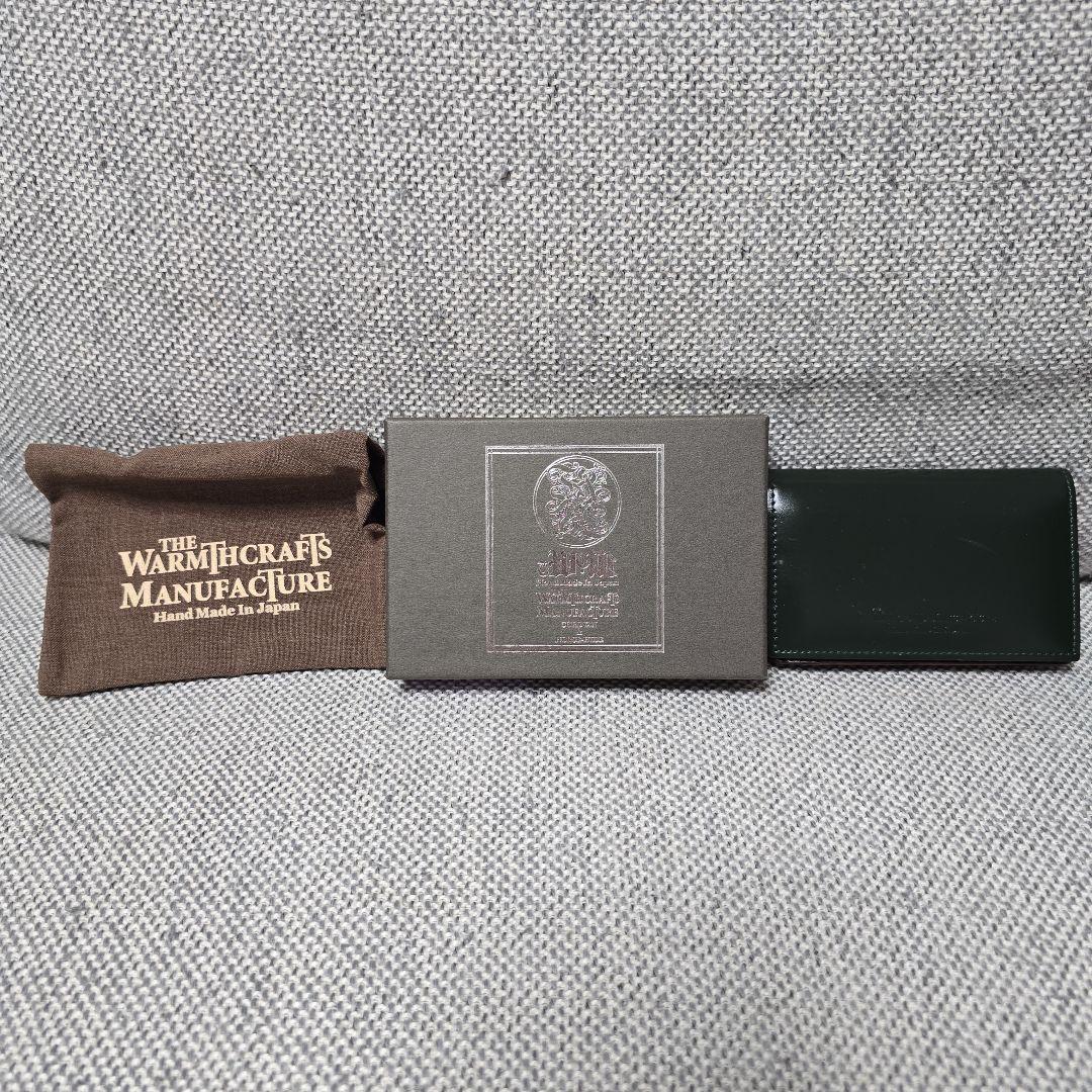 THE WARMTHCRAFTS MANUFACTURE 名刺入れ ブラック 伊勢丹メンズ館限定 コードバン 名刺入れ | THE WARMTHCRAFTS