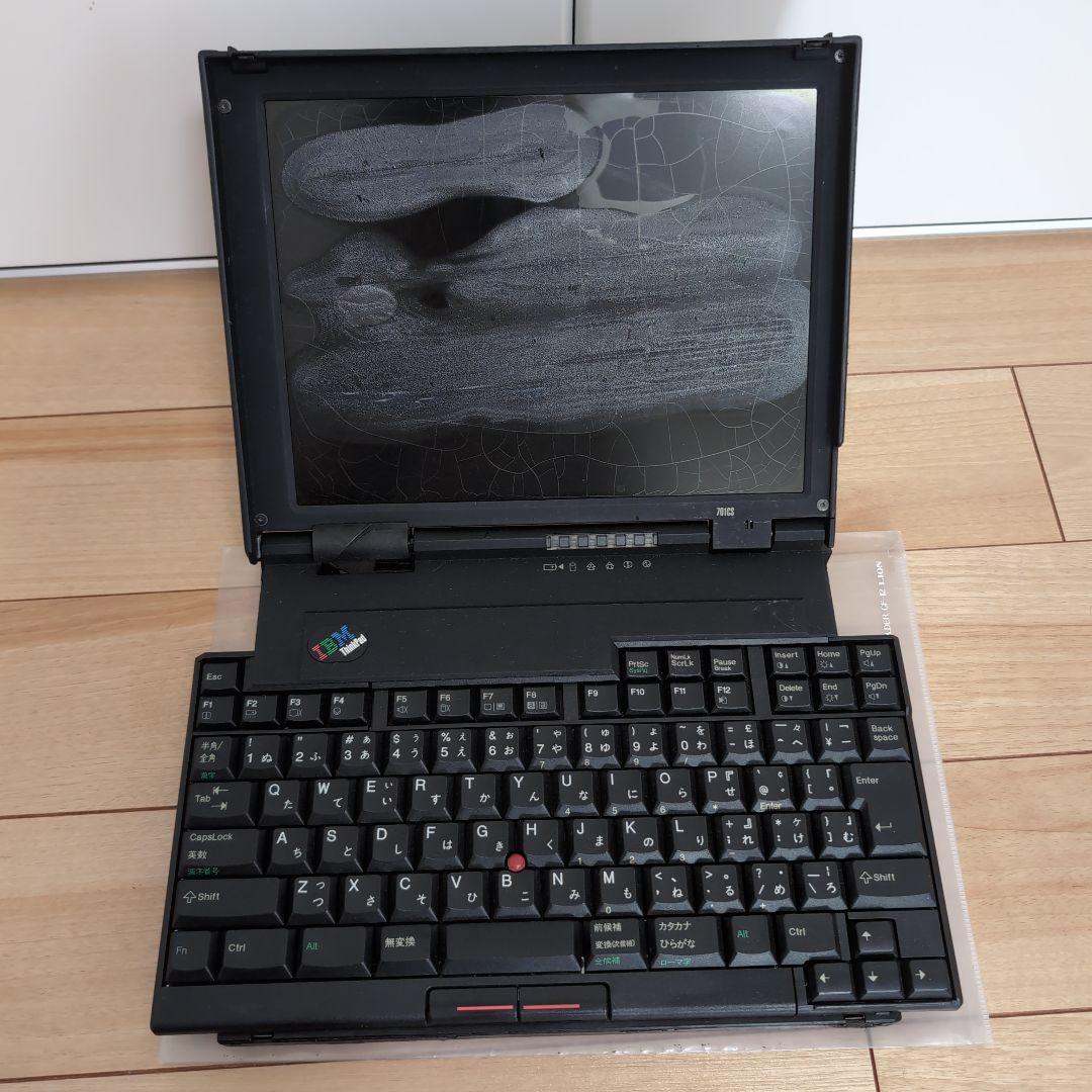 ジャンク】IBM ThinkPad 701CS バタフライキーボード - メルカリ