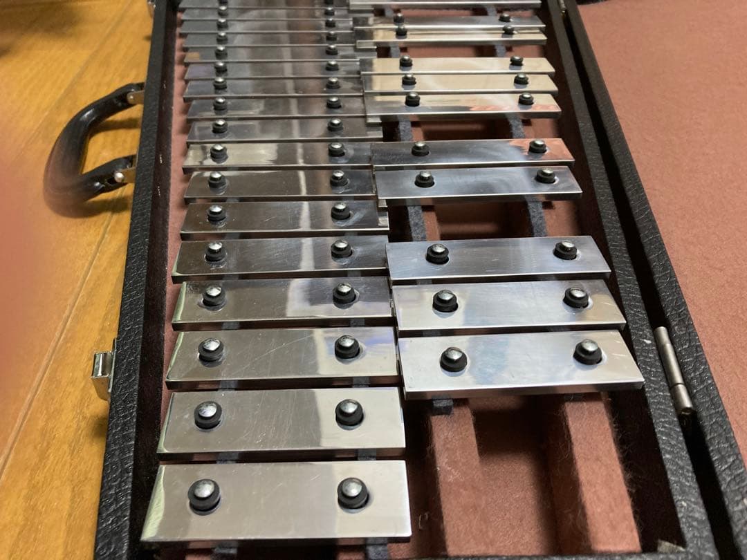 Saitoグロッケン 鉄琴 ハードケース マレット付 サイトウ