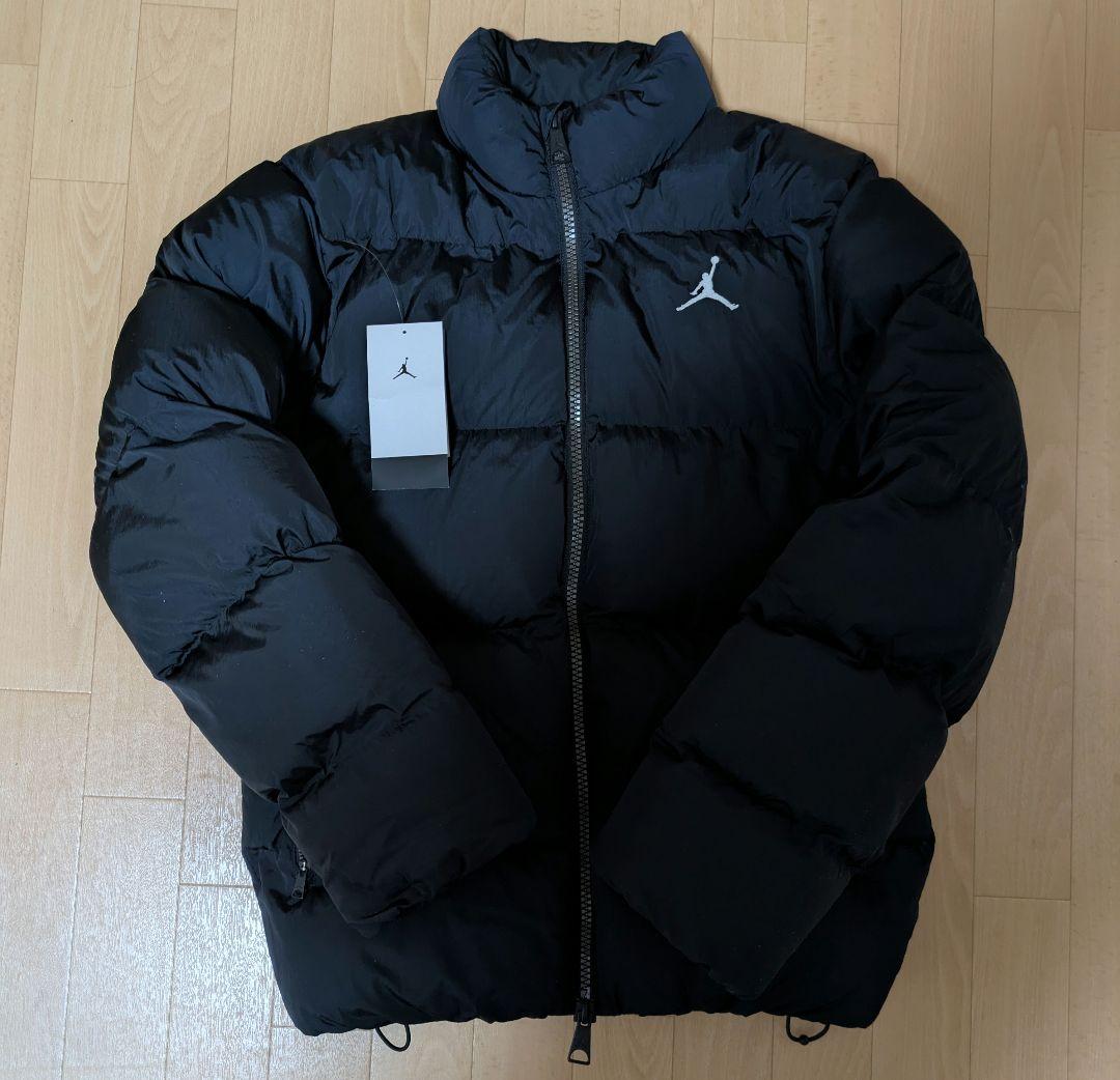 ナイキ ブラック ダウンジャケット ジャンプマンロゴ ジョーダン S