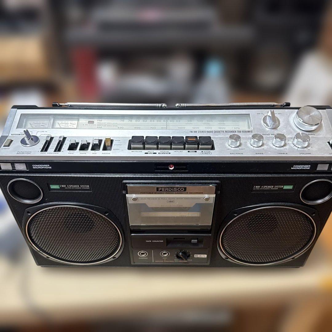 PADISCO HITACHI TRK-8080MKⅡ ラジカセ ジャンク - メルカリ
