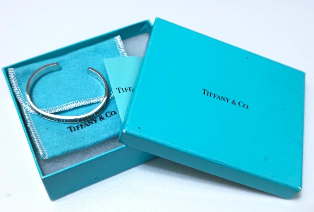 ティファニー　アトラス　シルバー925　バングル　箱保存袋付　40458 TIFFANY&Co.（ティファニー） アトラス バングル 腕輪 ブレスレット