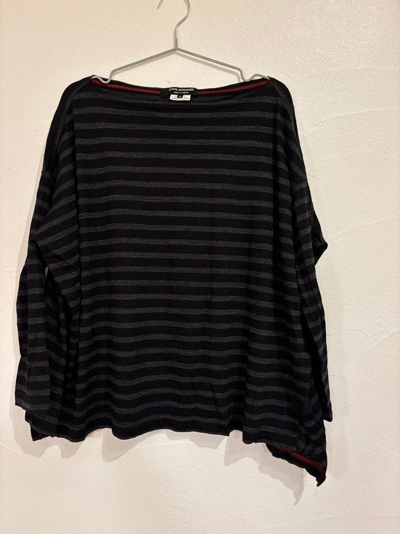 ジュンヤワタナベコムデギャルソン ボーダーカットソー ボートネック