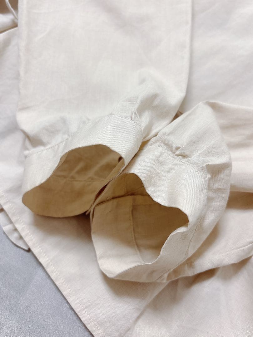 美品✨hatsutoki 西脇 ナチュラル 自然 ブラウス播州織