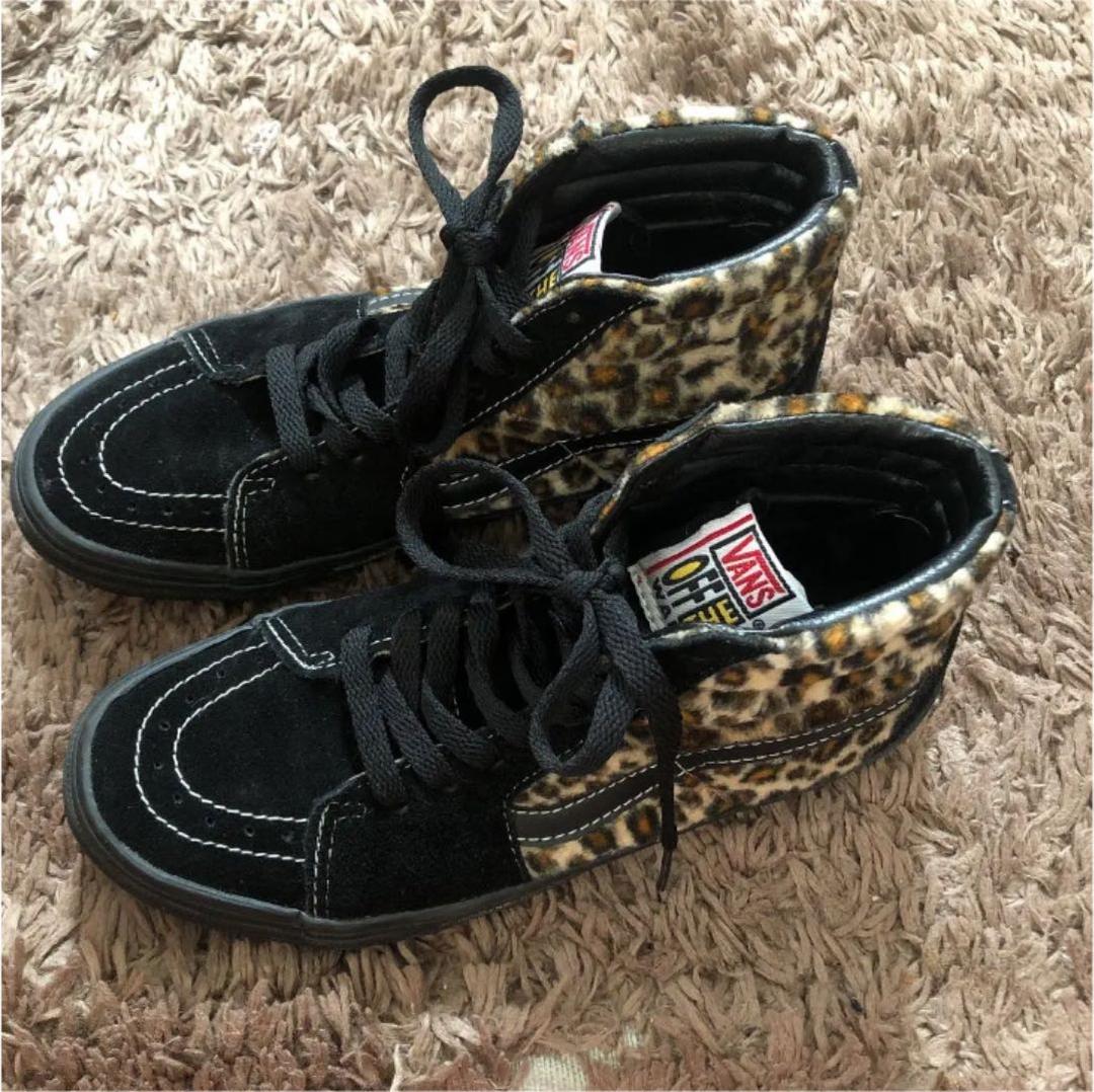 VANS SK8-HI V38-47 スケートハイ レオパード 23㎝ - メルカリ