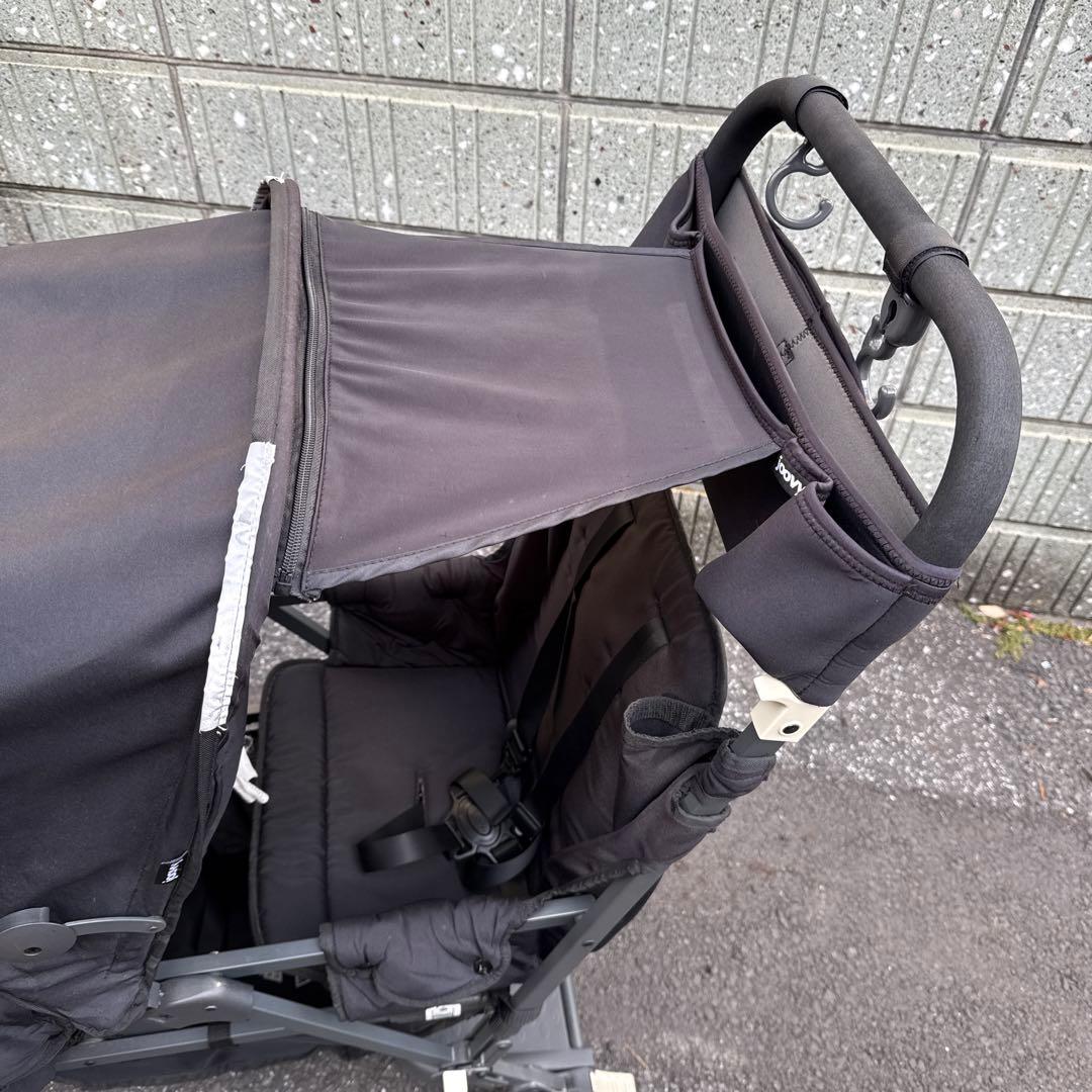 JOOVY 2人乗りベビーカー カブース ウルトラライト グラファイト