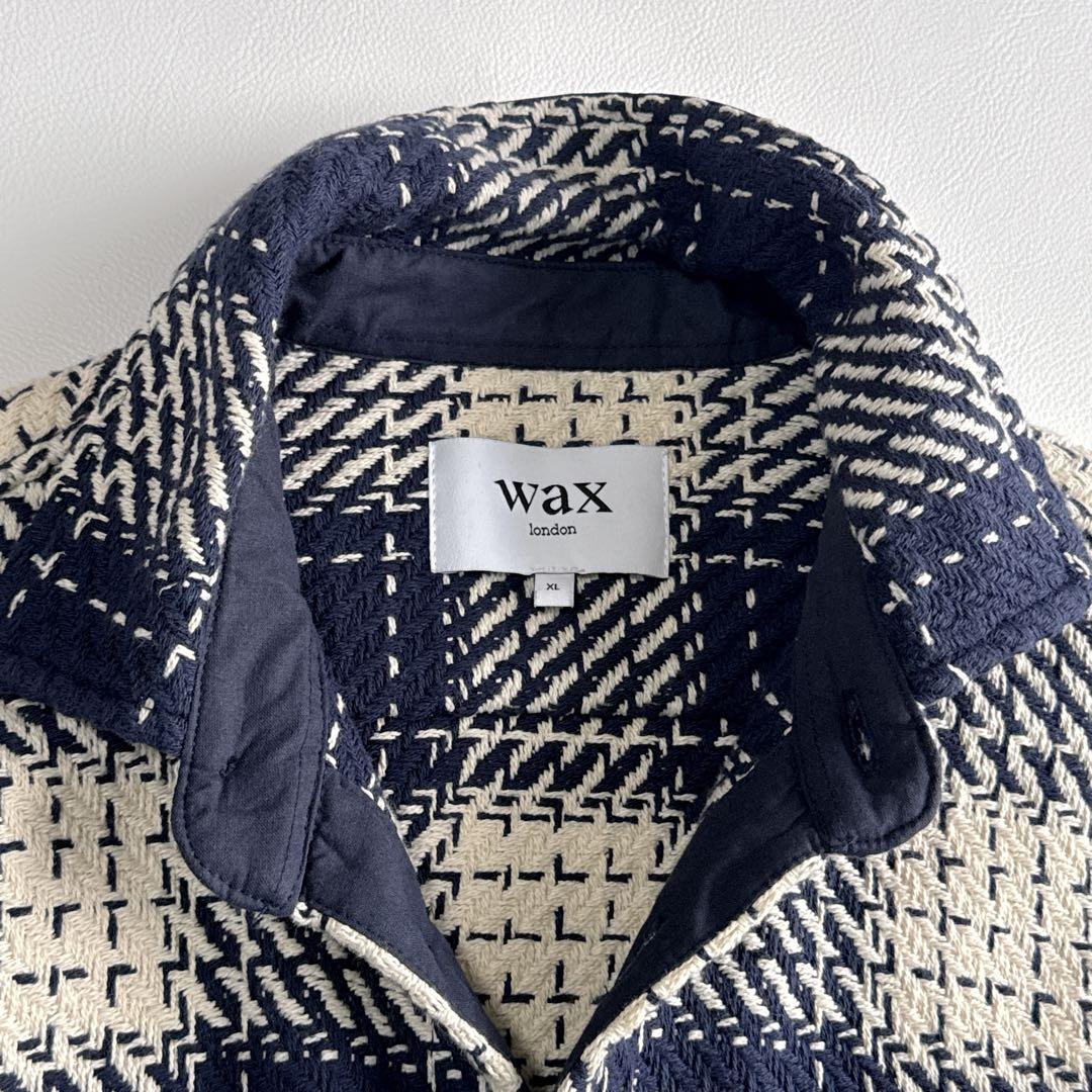 maggy様！ワックスロンドン wax london オーバーシャツ ネイビー