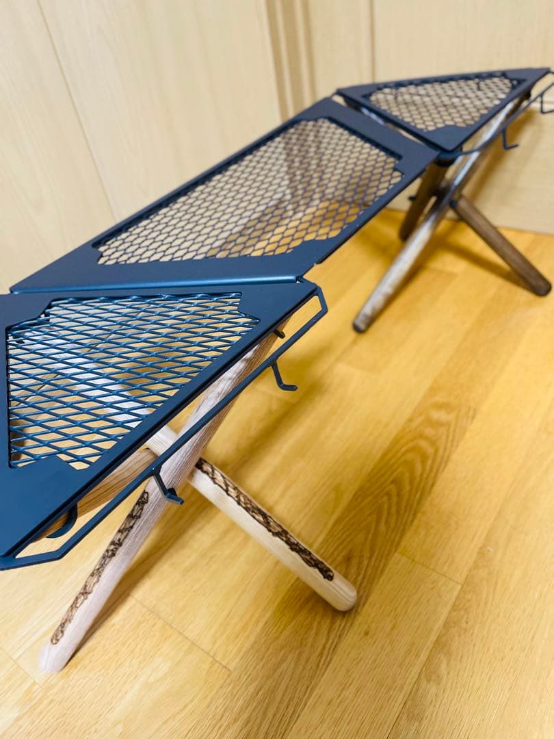 SOMABITO 焚火サイドスタンドテーブルセット 焚き火サイドスタンド Large レビュー SomAbito ソマビト | のすけブログ