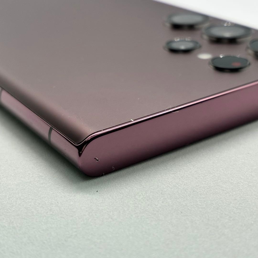 48785 Galaxy S22 Ultra バーガンディ