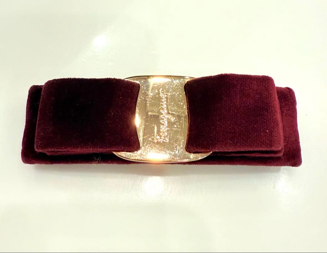 希少 フェラガモ ヴァラリボン ベロア バレッタ fe-ferragamo-a5_3.jpg