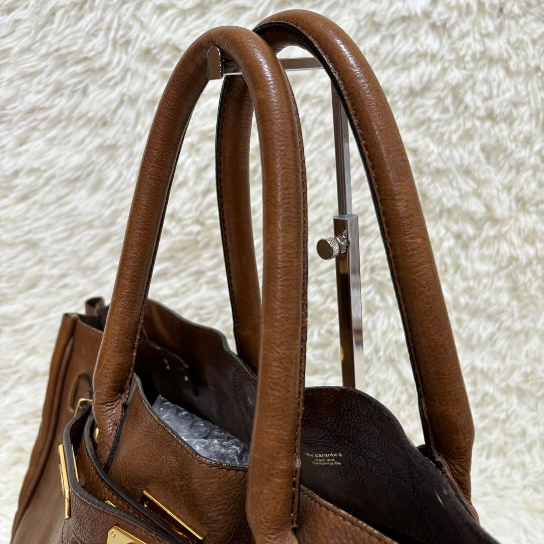 極美品】シータパランティカトートバッグL大容量ターンロックA4対応