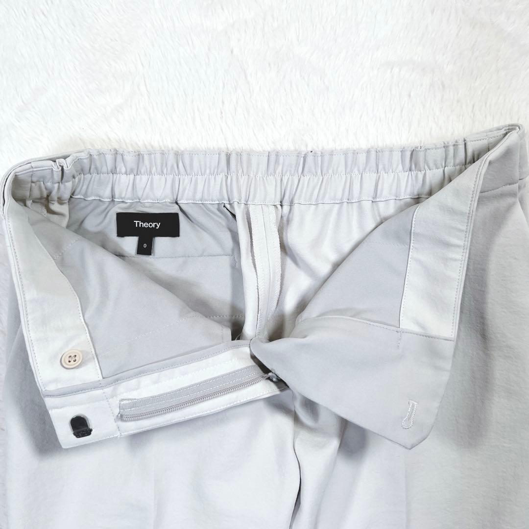 23SS✨セオリー パンツスーツ ストレッチノーカラージャケット ライト