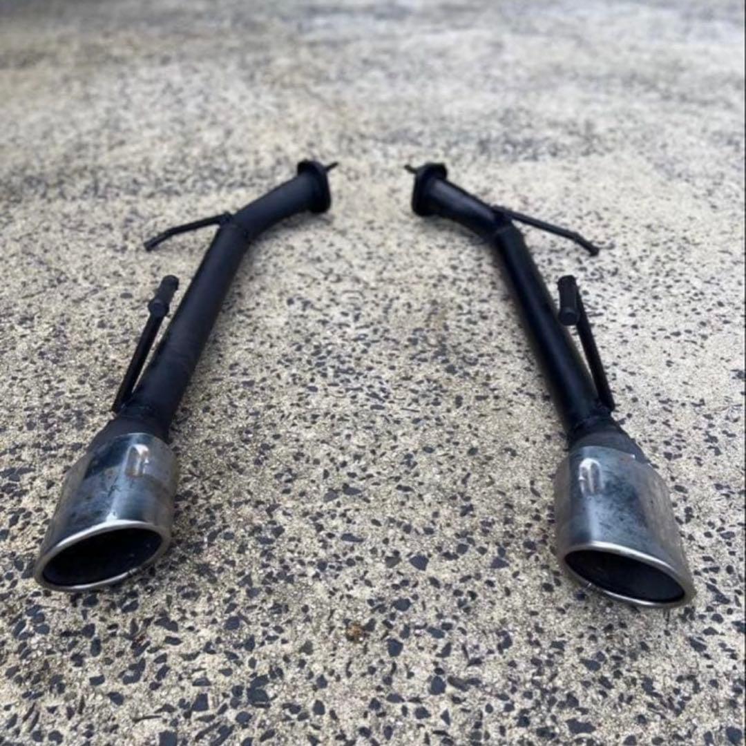 Y51フーガリアピースストレートマフラー カスタム ドレスアップ 車