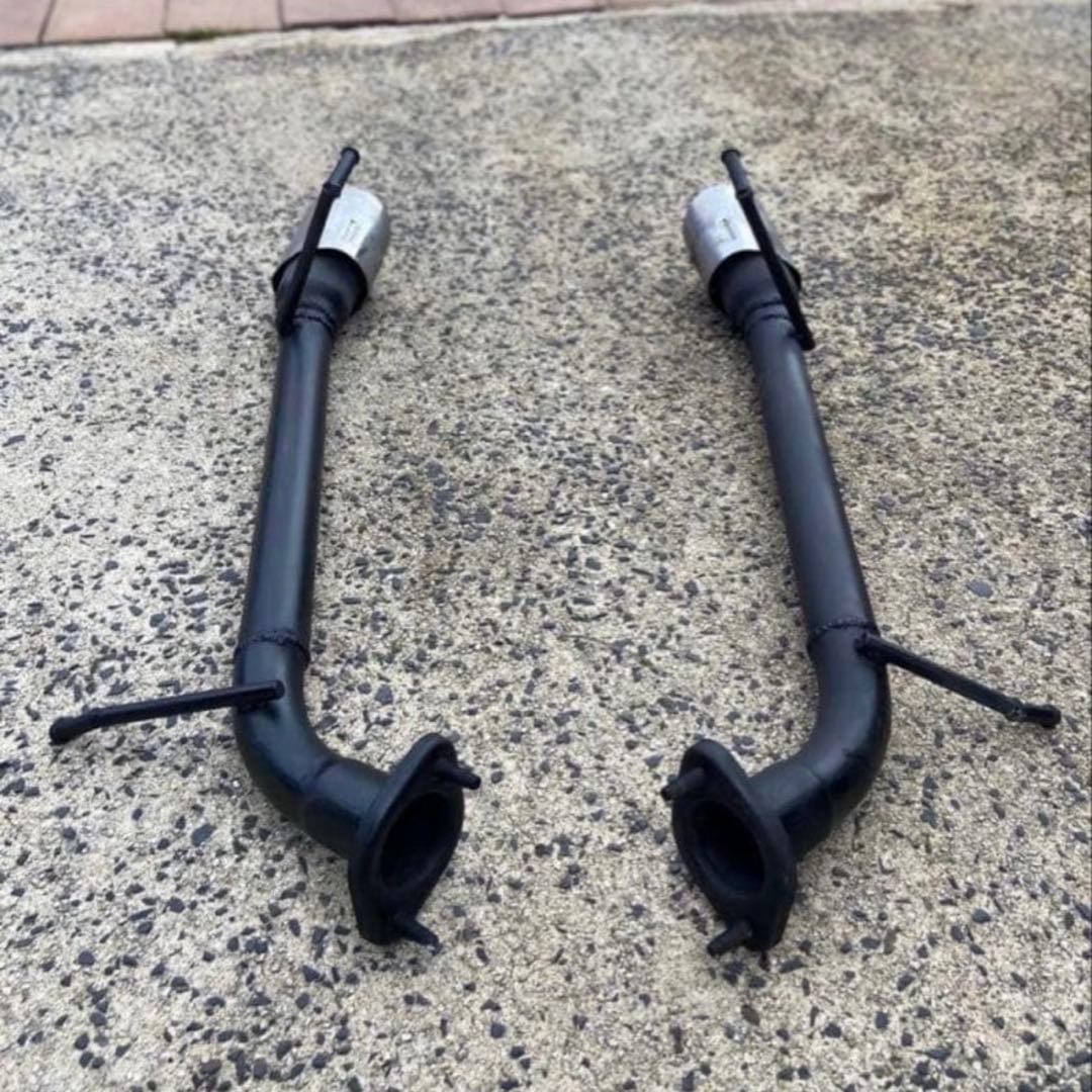 Y51フーガリアピースストレートマフラー カスタム ドレスアップ 車