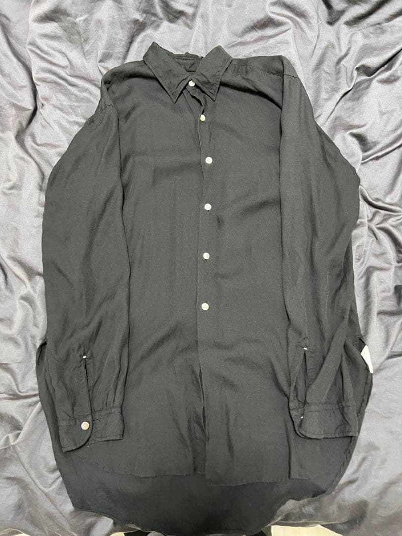 Aquellos Ojos Verdes シャツ レーヨン size3 Aquellos Ojos Verdes / Band Collar Bosom Shirt | twelve