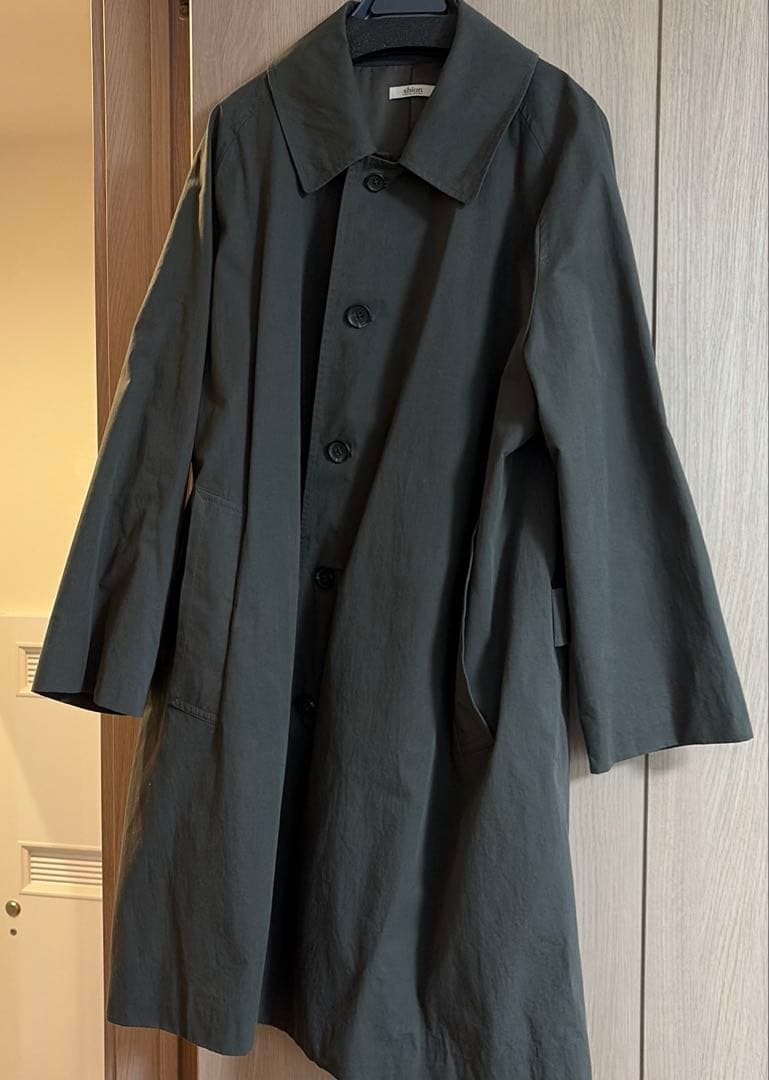 shiun 24SS SOUTEIN COLLAR COAT 希少XSサイズ - メルカリ