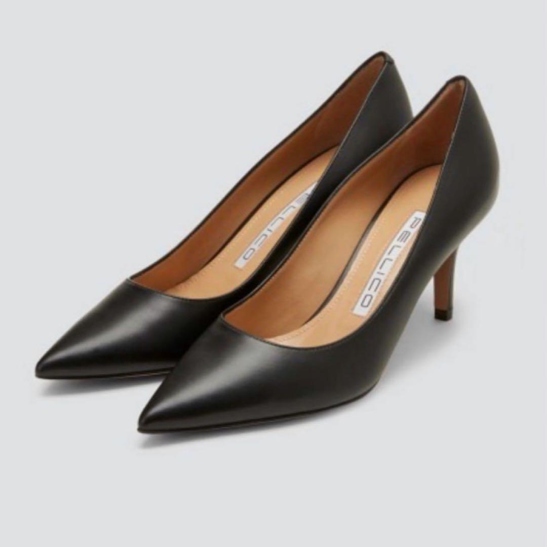 美品✨ペリーコ PELLICO ANIMA スムース　パンプス　6.5cm