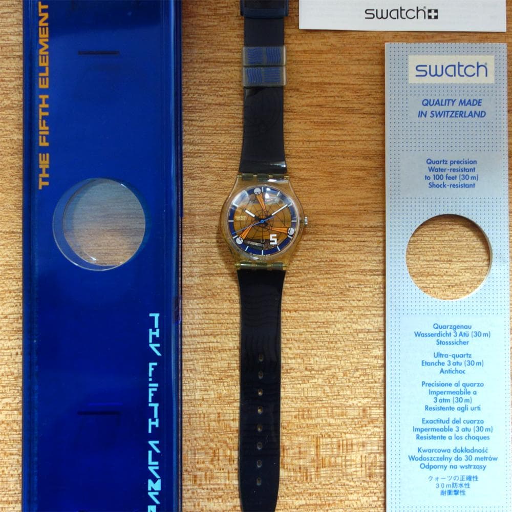 レア スウォッチ フィフスエレメント 新品、未使用 箱、説明書付き G