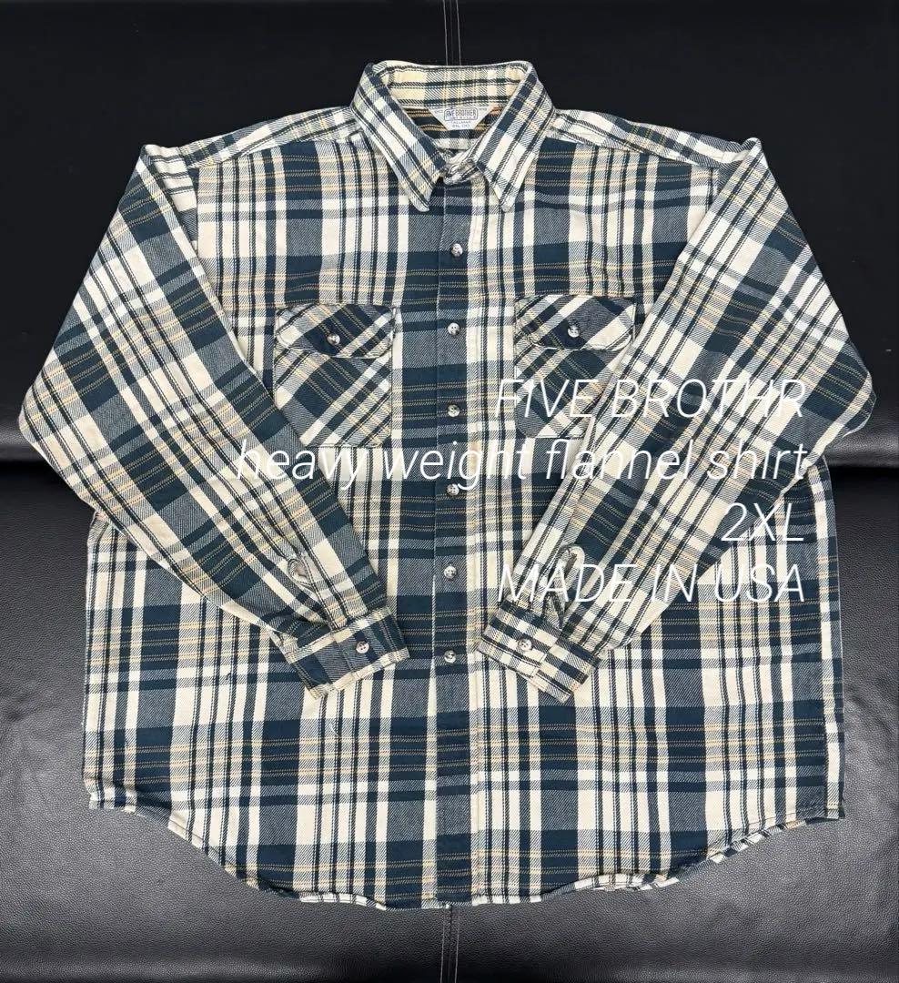 希少サイズ・USA製】 Five Brother 三角タグ 80s ヘビネル - メルカリ