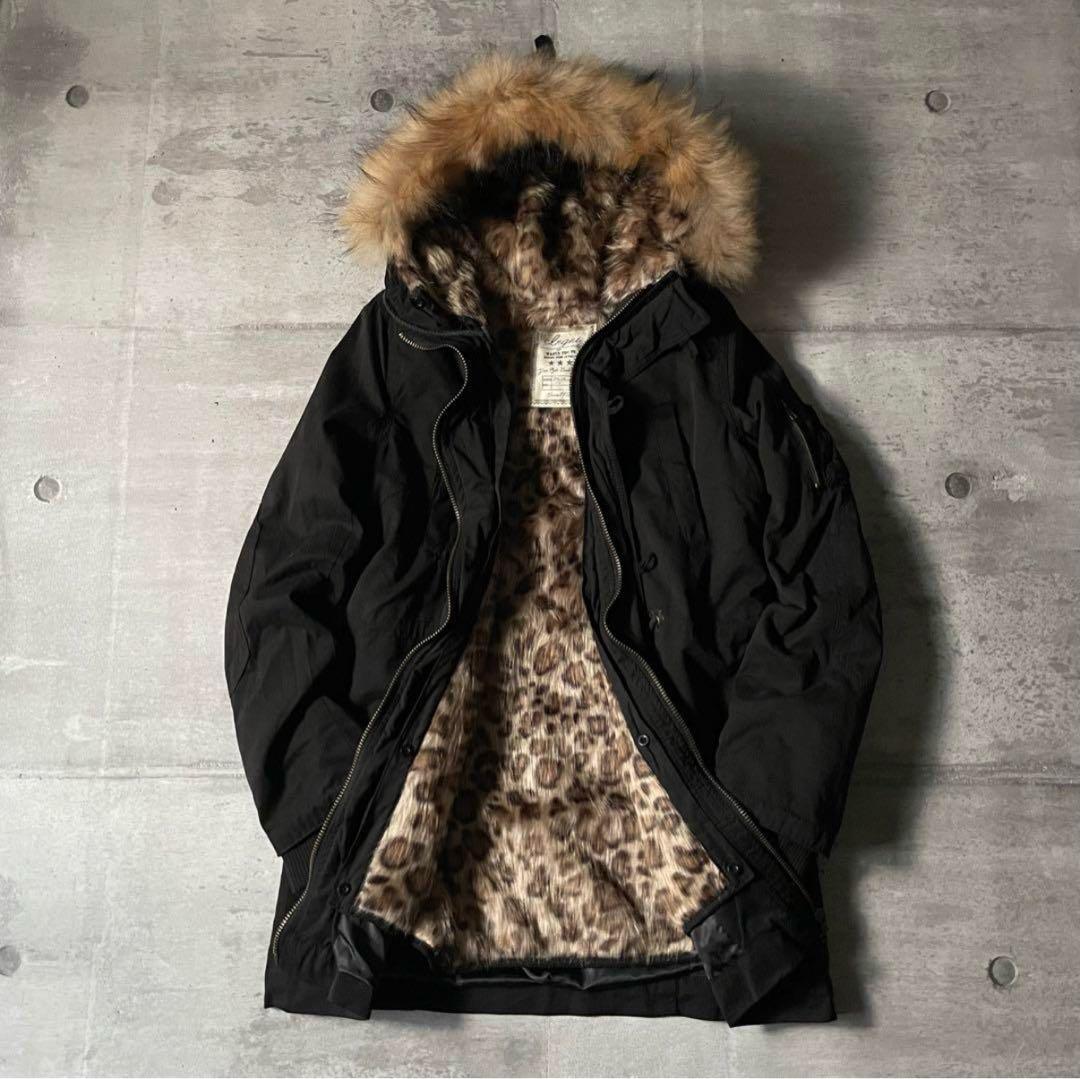 Y2K フライトジャケット ファー付き MA-1 グランジ パンク 平成 - Y2K