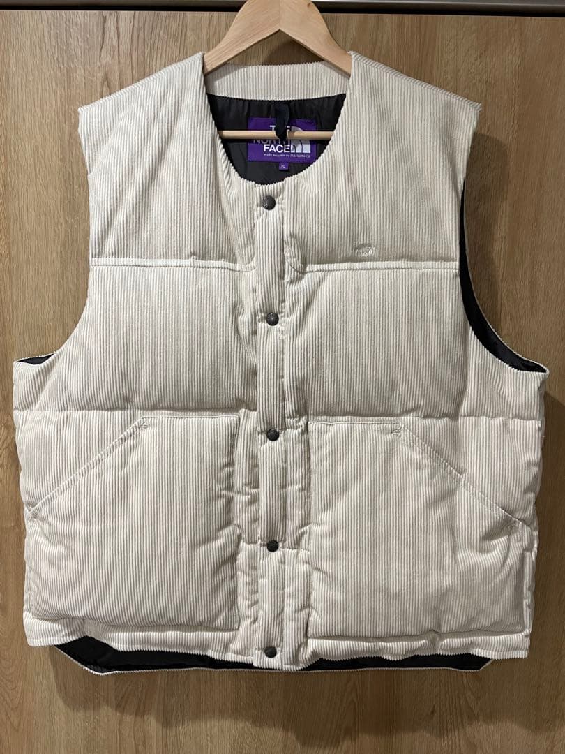 ニ*ム様 THE NORTH FACE パープルレーベル　コーデュロイダウンベス ザノースフェイスパープルレーベル ダウンジャケット コーデュロイ