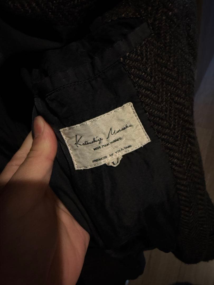 激レア katsushige muraoka ツイードロングコート