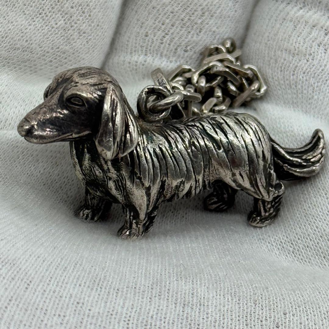 エルメス ヴィンテージ 犬 ダックスフンド キーホルダー チャーム