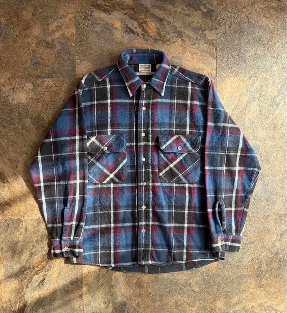 90s FIVE BROTHER ファイブブラザー ヘビーネルシャツ M USA - メルカリ