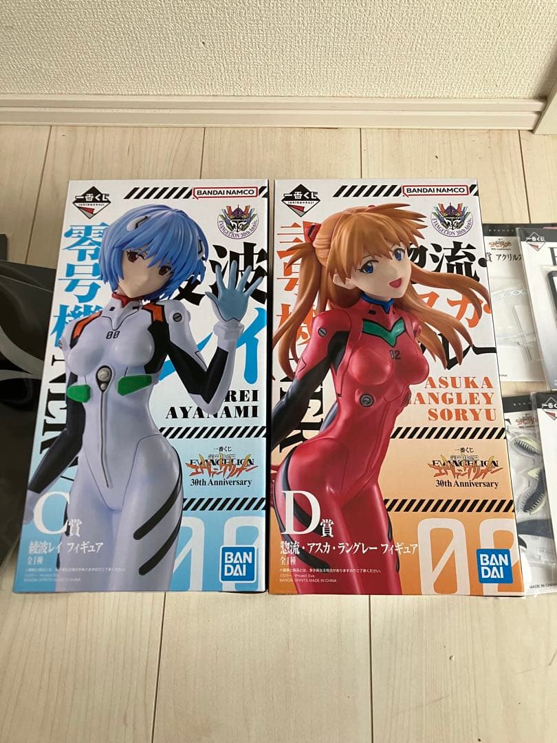 一番くじ エヴァンゲリオン 30th C賞 レイ D賞 アスカ 2種セットおまけ