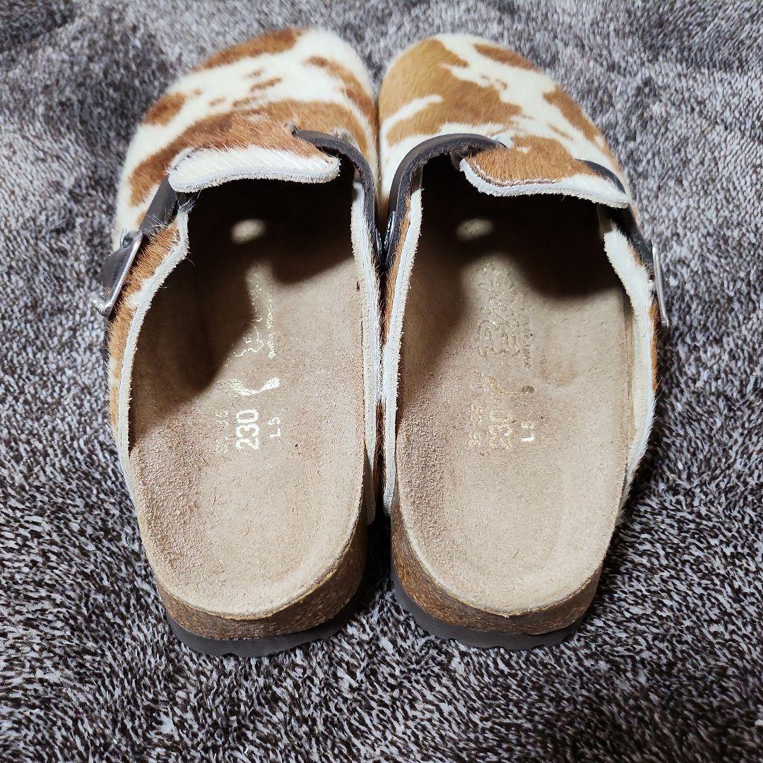 ビルケンシュトック サンダル ハラコ 牛柄 37 ボストン23cm - メルカリ